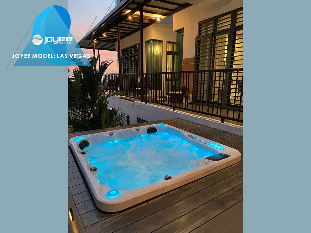 Elevate Your Outdoor whirlpool with LED Lighting and Therapy Massage Jets