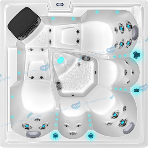 JOYEE Deluxe Freestanding Whirlpool Massage Hot Tub Spa For 5 Persons